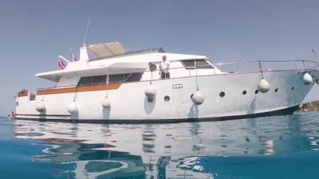 Shalimar IV Favignana e Levanzo in yacht con pranzo a bordo